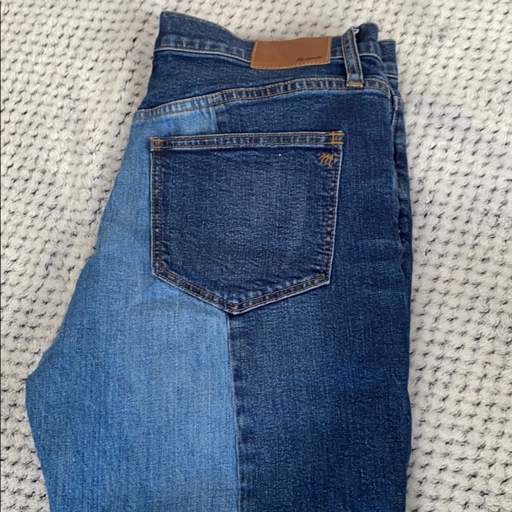 Madewell color block jeans
